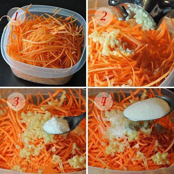 приготовить морковь по-корейски в домашних условиях - рецепт