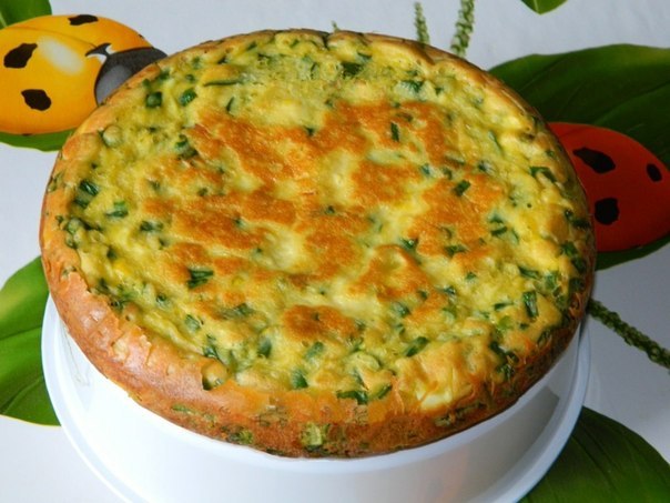 Пирог с яйцами и зеленым луком, рецепт