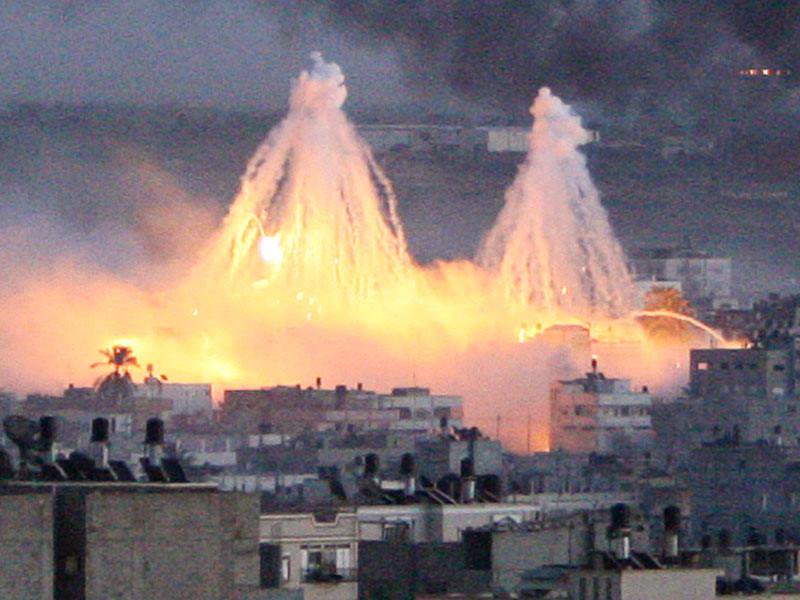 США бомбит Сирию фосфорными бомбами