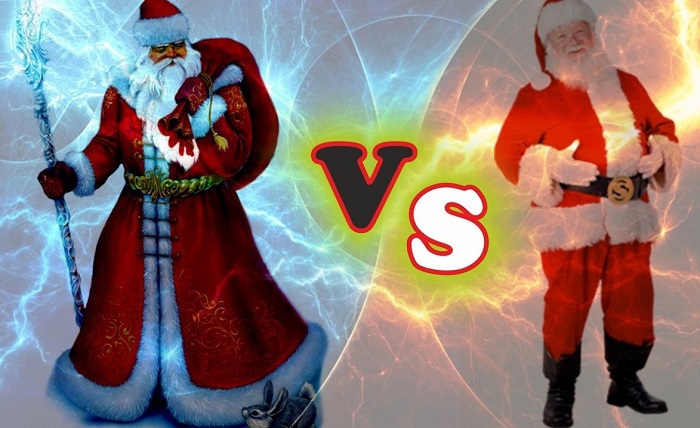 Дед Мороз VS Санта Клаус, чем отличается Санта Клаус от Деда Мороза